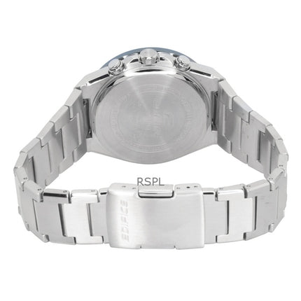 Casio Edifice Analog Chronograph Stainless Steel Green Dial Solar EFS-S650D-3A 100M Men's Watch