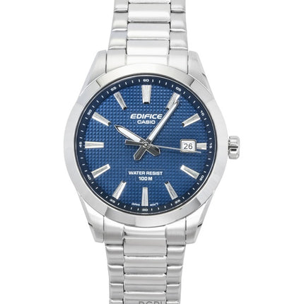 Casio Edifice Analog Stainless Steel Blue Dial Quartz EFV-160D-2A 100M Men's Watch