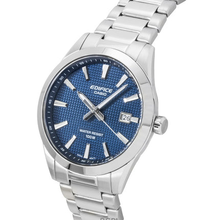 Casio Edifice Analog Stainless Steel Blue Dial Quartz EFV-160D-2A 100M Men's Watch