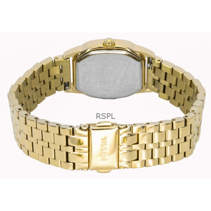 Fossil Harlow Gold Tone Stainless Steel Cream Dial Quartz ES5361 Women's Watch