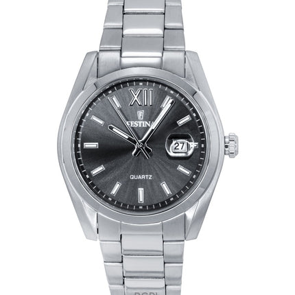 Festina Classic Stainless Steel Grey Dial Quartz F20707-3 Men's Watch