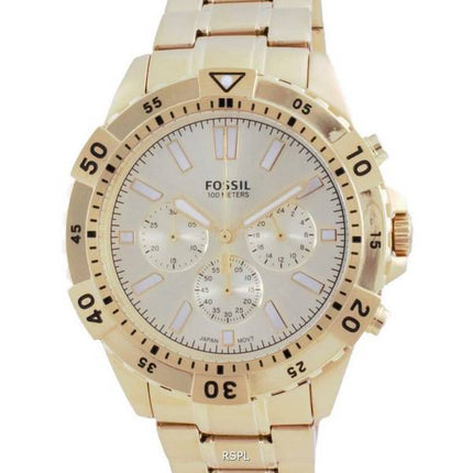 Refurbished Fossil Garrett Stainless Steel Chronograph Quartz FS5772 100M Men's Watch