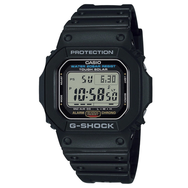 Casio G-Shock Origin Digital Resin Strap G-5600UE-1 G5600UE-1 200M Mens Watch