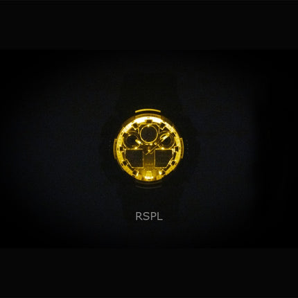 Casio G-Shock Resin Strap Analog Digital Gold Dial Quartz GA-100GGB-1A9 200M Men's Watch