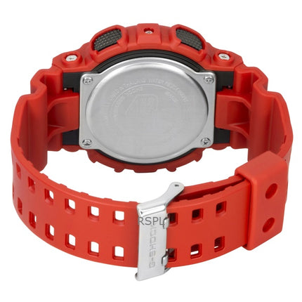 Casio G-Shock Digital Red Bio-Based Resin Strap Quartz GA-110RRB-4A 200M Men's Watch