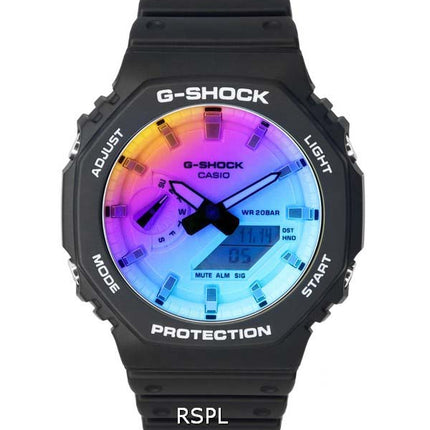Casio G-Shock Iridescent Color Analog Digital Quartz GA-2100SR-1A GA2100SR-1 200M Unisex Watch