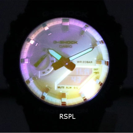 Casio G-Shock Iridescent Color Analog Digital Quartz GA-2100SR-1A GA2100SR-1 200M Unisex Watch
