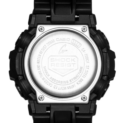 Casio G-Shock Analog Digital Resin Strap Gold Dial Quartz GA-700CMG-3A 200M Men's Watch