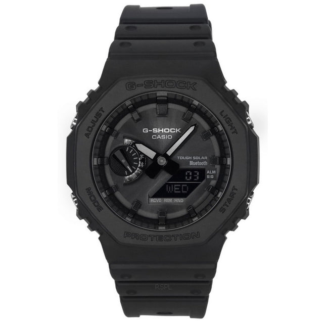 Casio G-Shock Analog Digital Mobile Link Black Resin Strap Tough Solar Power GA-B2100-1A 200M Mens Watch