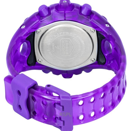 Casio G-Shock Resin Strap Analog Digital Purple Dial Quartz GA-V01SKE-6A 200M Men's Watch
