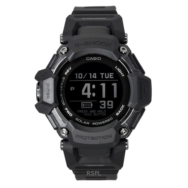 Casio G-Shock G-Squad Digital Smartphone Link Resin Strap Solar GBD-H2000-1B 200M Men's Watch