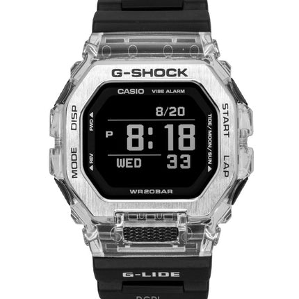 Casio G-Shock G-Lide Digital Smartphone Link Resin Strap Quartz GBX-100S-1 200M Unisex Watch