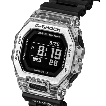 Casio G-Shock G-Lide Digital Smartphone Link Resin Strap Quartz GBX-100S-1 200M Unisex Watch