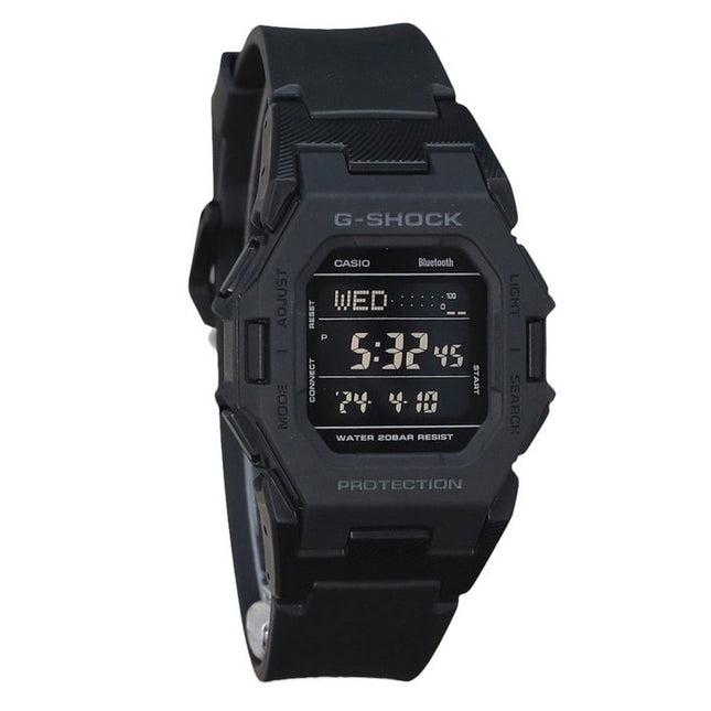 Casio G-Shock Digital Smartphone Link Black Resin Strap Quartz GD-B500-1 200M Men's Watch