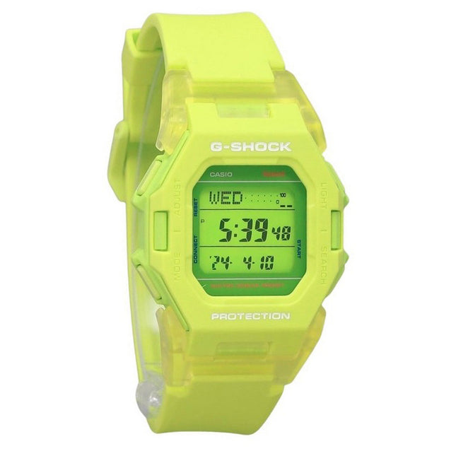 Casio G-Shock Digital Smartphone Link Green Resin Strap Quartz GD-B500S-3 200M Men's Watch