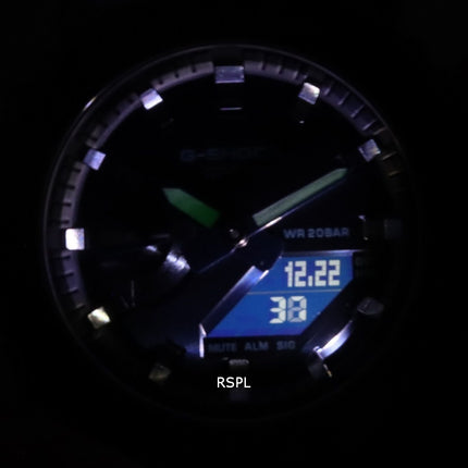 Casio G-Shock World Time Analog Digital Metal Covered GM-2100N-2A GM2100N-2 200M Women's Watch