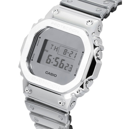 Casio G-Shock G-Steel Fine Metallic Digital Silicone Strap Quartz GM-5600YM-8A8 200M Men's Watch