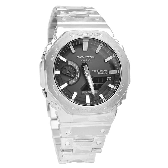 Casio G-Shock Full Metal Analog Digital Smartphone Link Grey Dial Tough Solar GM-B2100SD-1A 200M Men's Watch