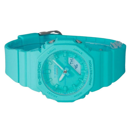 Casio G-Shock Analog Digital Resin Strap Turquoise Dial Quartz GMA-P2100-2A 200M Women's Watch