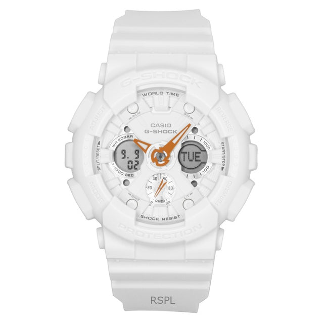 Casio G-Shock Analog Digital Bio-Based Resin White Dial Quartz GMA-S120SA-7A1 200M Women's Watch