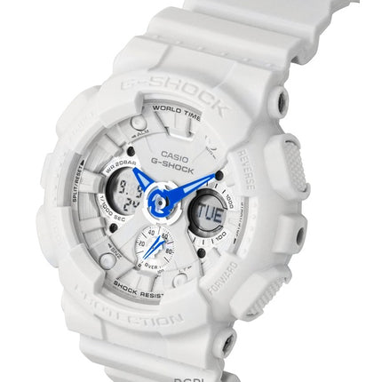 Casio G-Shock Analog Digital Bio-Based Resin White Dial Quartz GMA-S120SA-7A2 200M Women's Watch