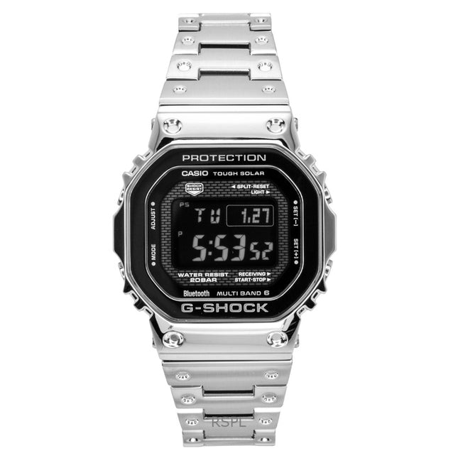 Casio G-Shock Digital Full Metal Smartphone Link Solar GMW-B5000BT-1 200M Men's Watch