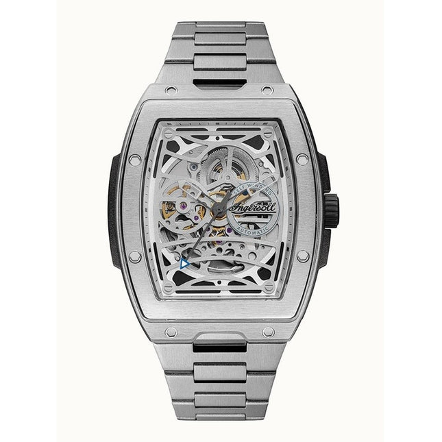 Ingersoll The Challenger Stainless Steel Silver Skeleton Dial Automatic I12310 Men's Watch