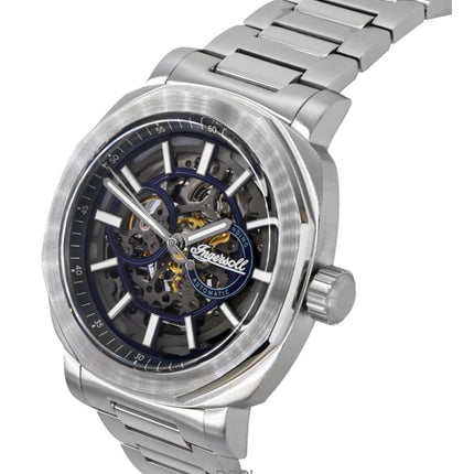 Ingersoll The Outrider Stainless Steel Grey Skeleton Dial Automatic I16403 Men's Watch