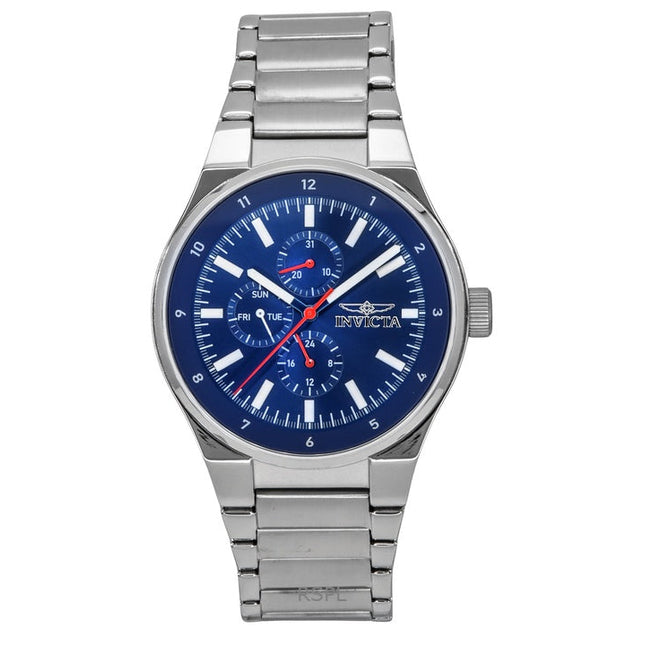 Invicta Racing Stainless Steel Blue Dial Quartz 47548 Men's Watch