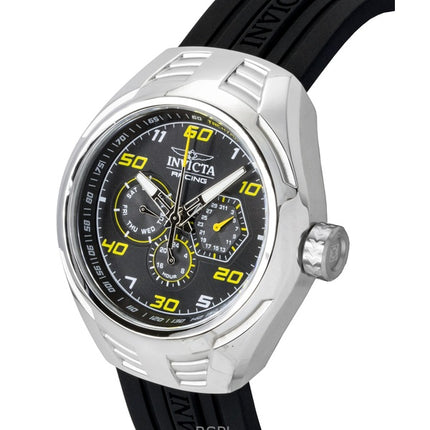 Invicta Racing Silicone Strap Black Dial Quartz 47724 Men's Watch