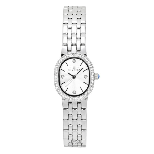 Invicta Angel Crystal Accents Stainless Steel Silver Dial Quartz 48134 Women's Watch