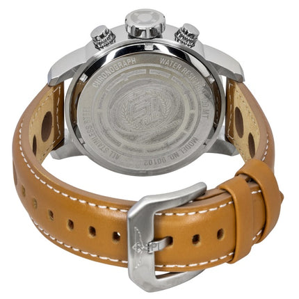 Invicta S1 Rally Zager Exclusive Chronograph Leather Strap Quartz 90102 100M Men's Watch