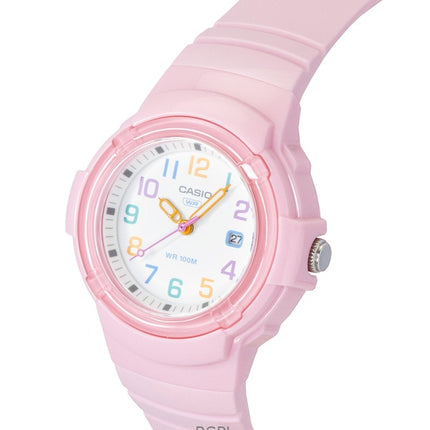 Casio Analog Bio-Based Resin Strap White Dial Quartz LX-800H-4AV 100M Women's Watch
