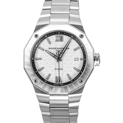 Baume & Mercier Riviera Stainless Steel Silver Dial Automatic M0A10829 100M Men's Watch