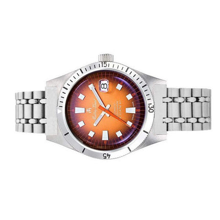 Mathey-Tissot Mergulhador Stainless Steel Orange Dial Automatic Diver's MRG3 200M Men's Watch Watch With Extra Strap