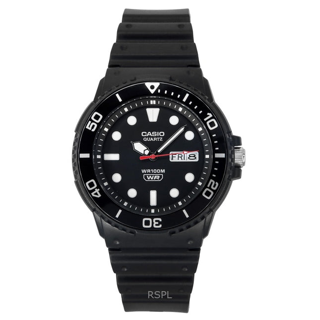Casio Standard Analog Resin Strap Black Dial Quartz MRW-230H-1E1V 100M Men's Watch