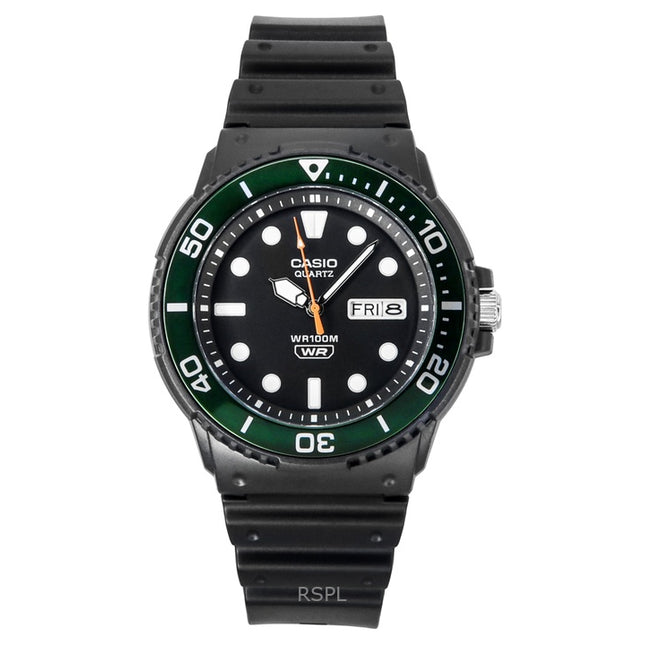 Casio Standard Analog Resin Strap Black Dial Quartz MRW-230H-1E3V 100M Men's Watch