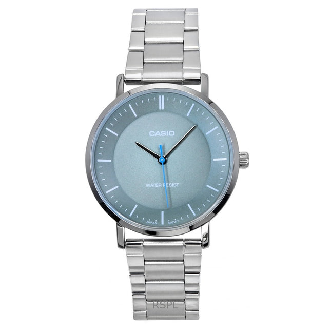 Casio Standard Analog Stainless Steel Grey Dial Quartz MTP-VT04D-8E Men's Watch