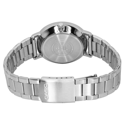 Casio Analog Stainless Steel Black Dial Quartz MTP-VT05D-1E Men's Watch