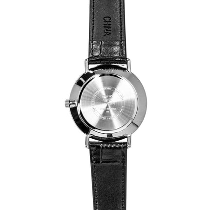Casio Analog Leather Strap White Dial Quartz MTP-VT06L-7B Men's Watch