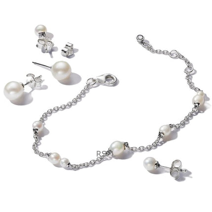 Pandora Treated Freshwater Cultural Pearl Earring P-293168C01 For Women