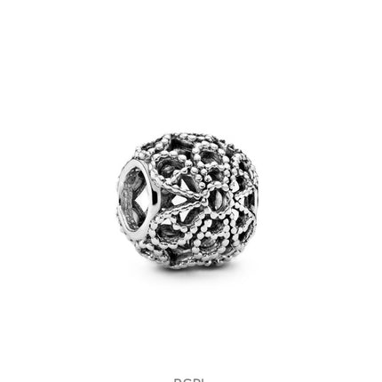 Pandora Openwork Flower Charm With Clear Beads P-791282 For Women