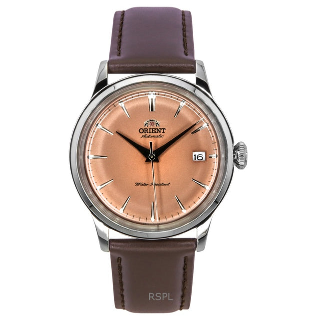 Orient Bambino Limited Edition Leather Strap Copper Dial Automatic RA-AC0M15Y Men's Watch