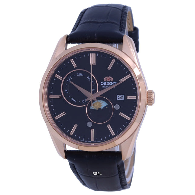 Orient Classic Sun  Moon Gen Black Dial Automatic RA-AK0309B10B Mens Watch