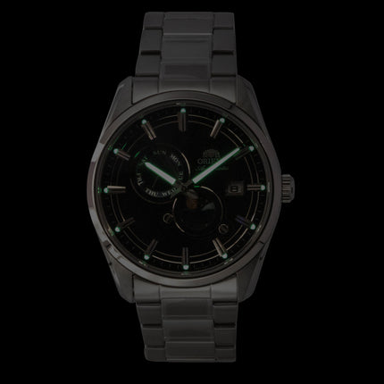 Orient Contemporary Stretto Sun And Moon Phase Navy Blue Dial Automatic RA-AK0315L Men's Watch