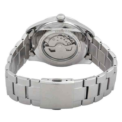 Orient Contemporary Stainless Steel Open Heart Green Dial Automatic RA-AR0008E10B Men's Watch