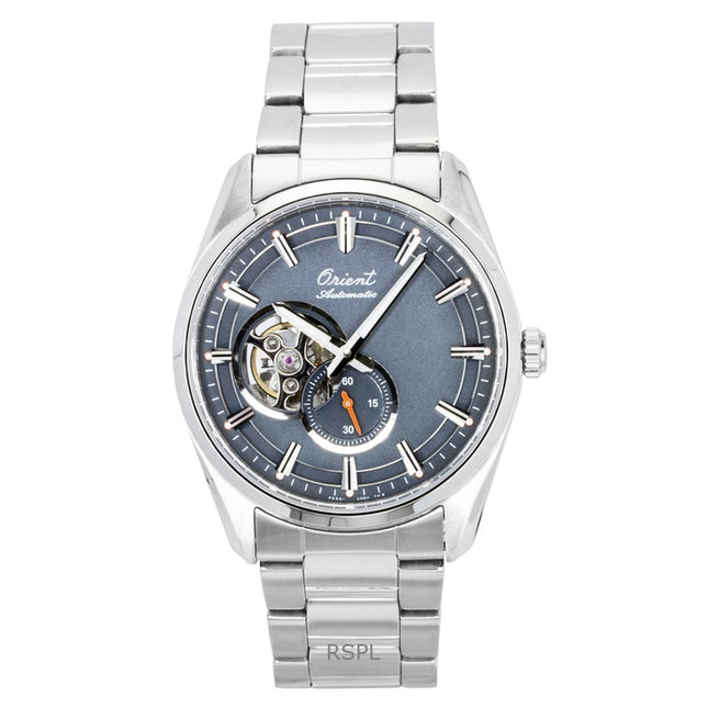 Orient Stretto 75th Anniversary Limited Edition Stainless Steel Open Heart Grey Dial Automatic RA-AR0012N Men's Watch