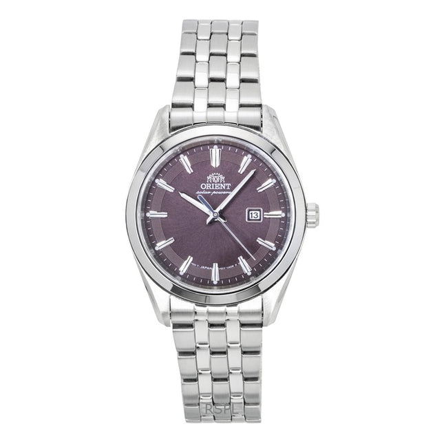 Orient Stretto Stainless Steel Brown Dial Solar RA-WG0603R Women's Watch