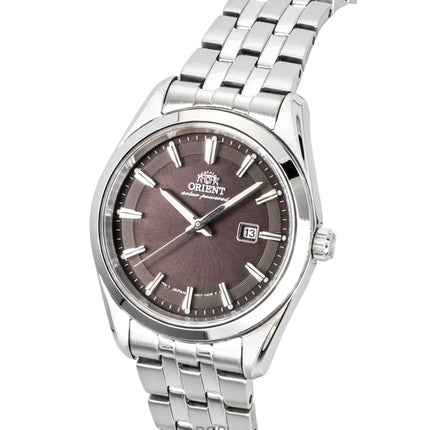 Orient Stretto Stainless Steel Brown Dial Solar RA-WG0603R Women's Watch