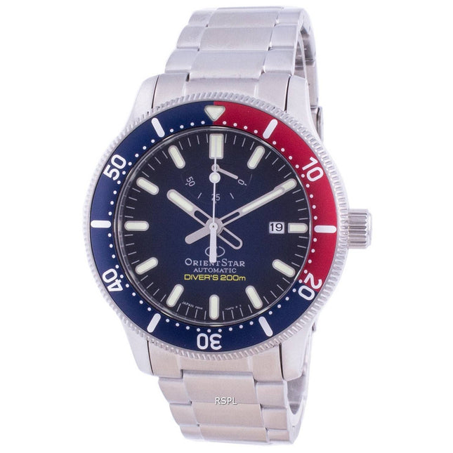 Orient Star Automatic Diver's RE-AU0306L00B Japan Made 200M Men's Watch